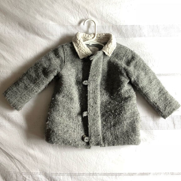 zara toddler coat